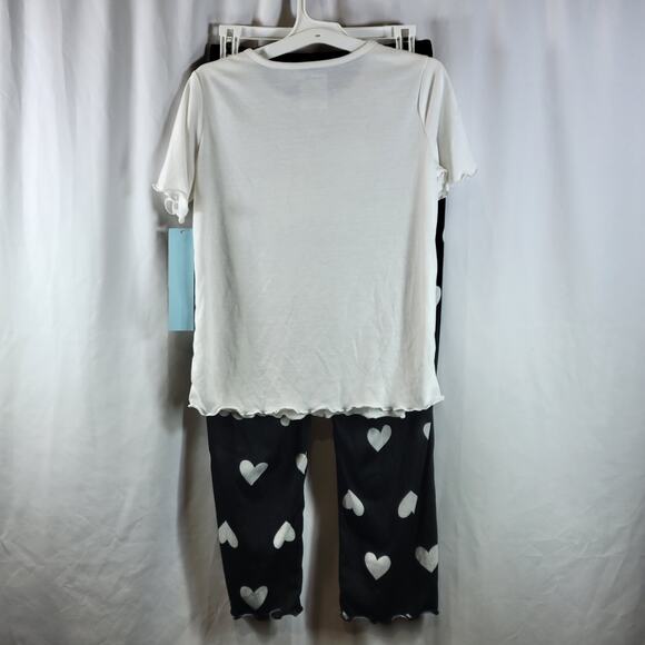 Cat & Jack Kids "Dance the Day Away" Print Pajama Set, Black/White, Sz XL, NWT - Picture 2 of 6